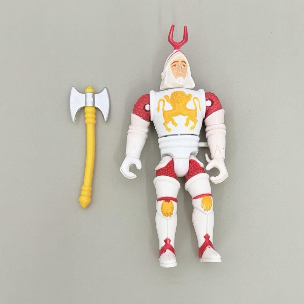 Vintage 1984 LJN Advanced Dungeons & Dragons D&D Bowmarc White Knight With Axe